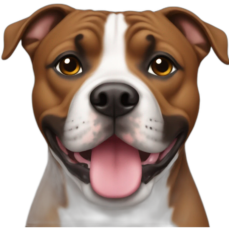 Staffie brown emoji