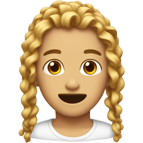 brittle hair emoji