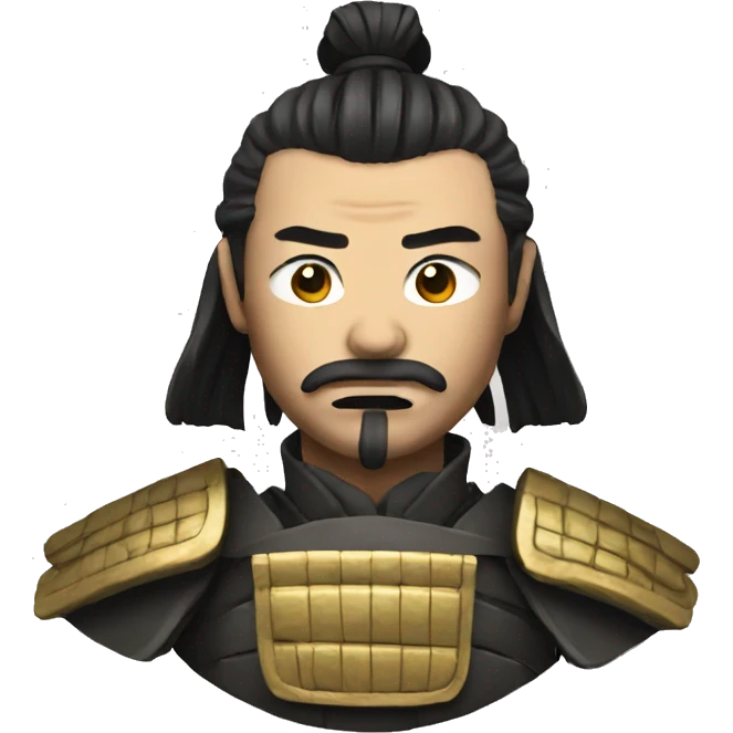 Samurai with muzzle emoji
