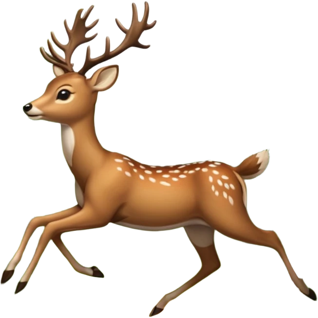deer running emoji
