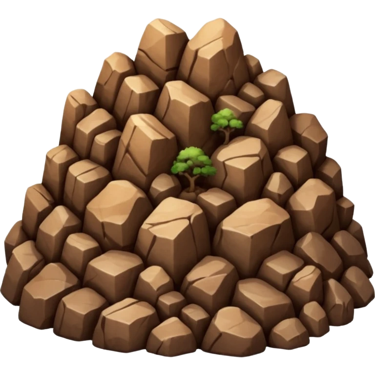 earth ⛰🪨 emoji
