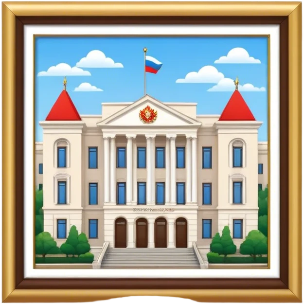 Russian embassy building emoji
