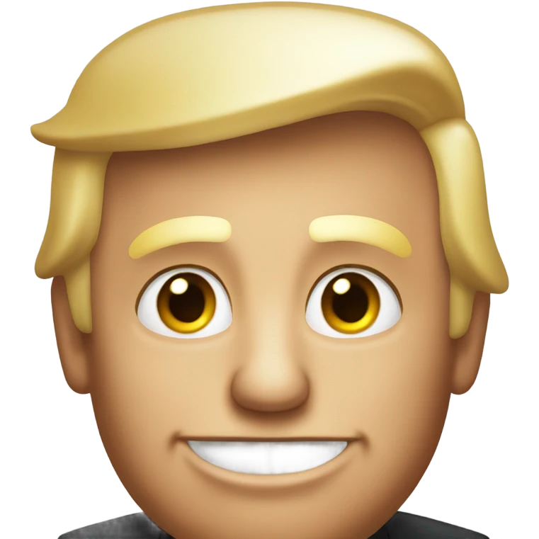 Donald trump smirking  emoji