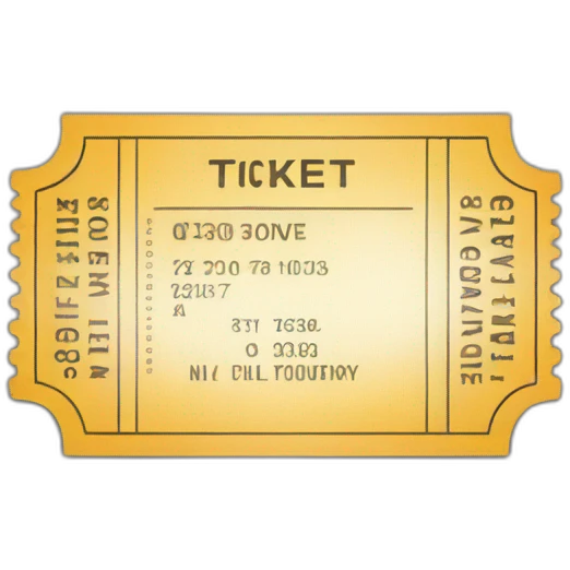 ticket without text emoji