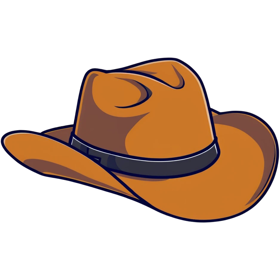 Texas cowboy hat emoji