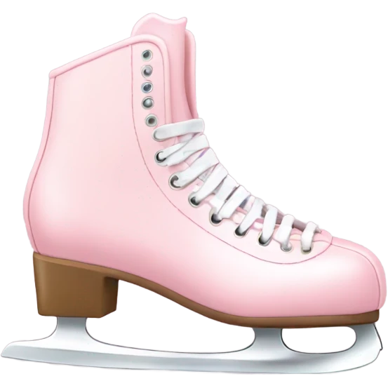 pastel pink ice skates emoji
