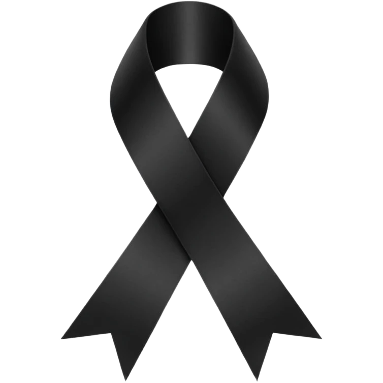 Ruban noir croisé avec 1 boucle comme celui de Crans Montana emoji