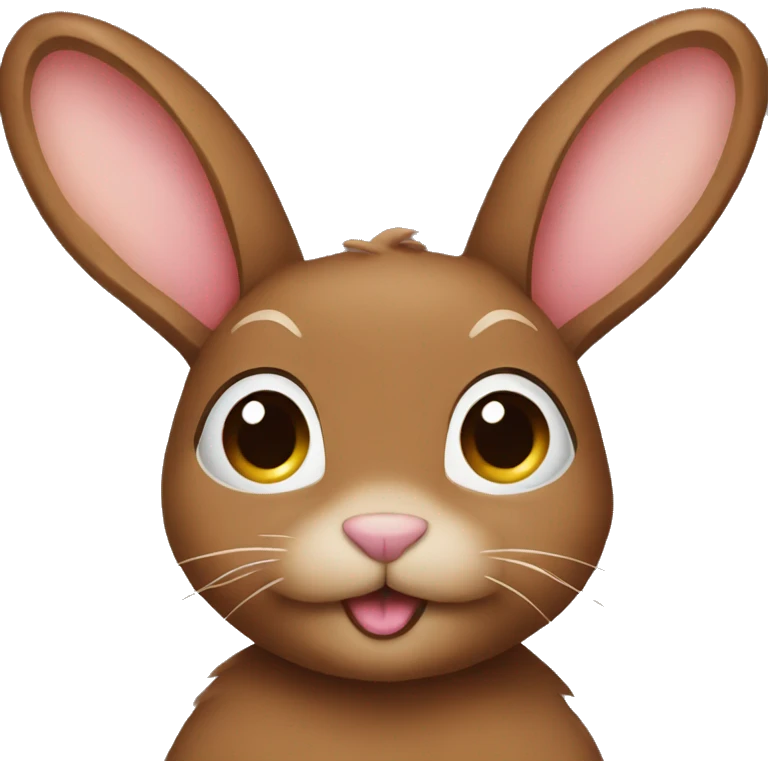 Brown bunny emoji