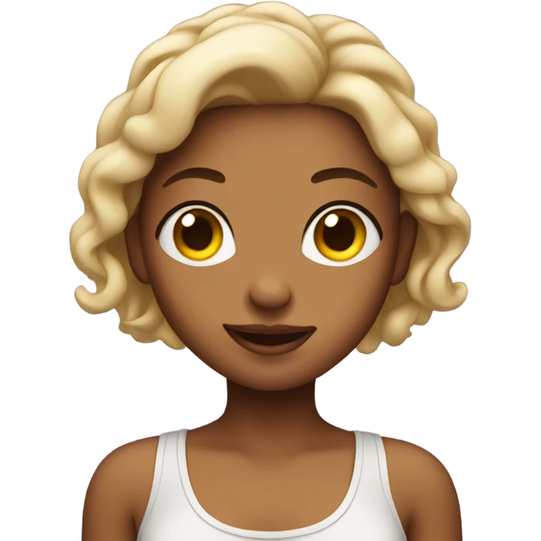 Girl with belly piercing emoji