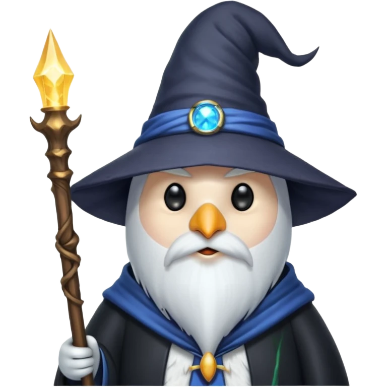 Penguin Wizard emoji