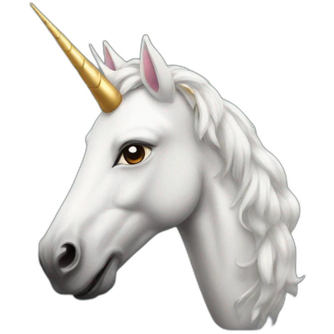 unicorn with 10 horns emoji