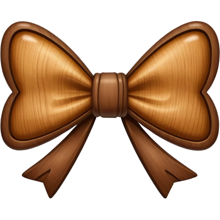 bow brown emoji