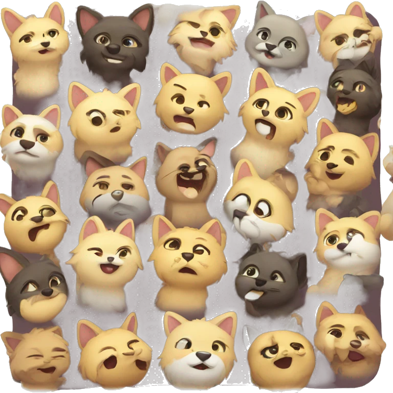Furry saying uwu emoji