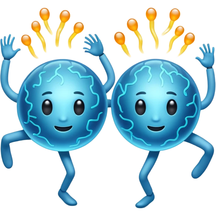 Last two brain cells dancing emoji
