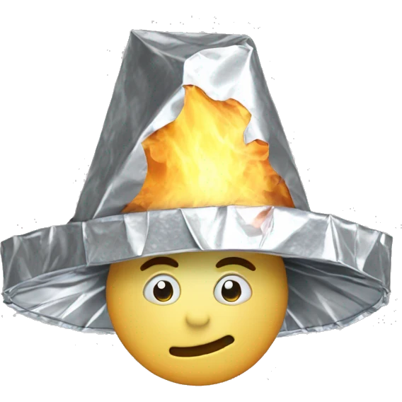 Tin foil hats emoji