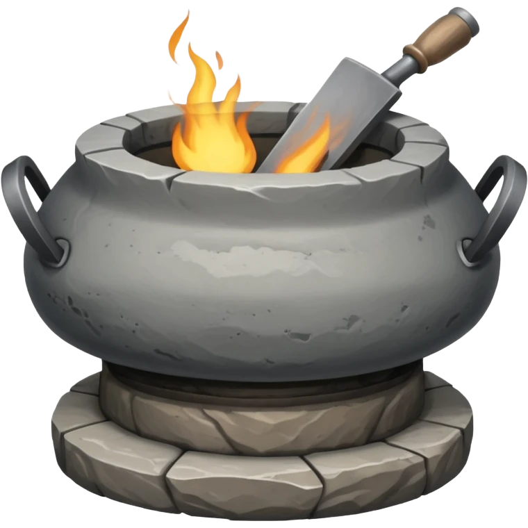 A Japanese stone forge emoji