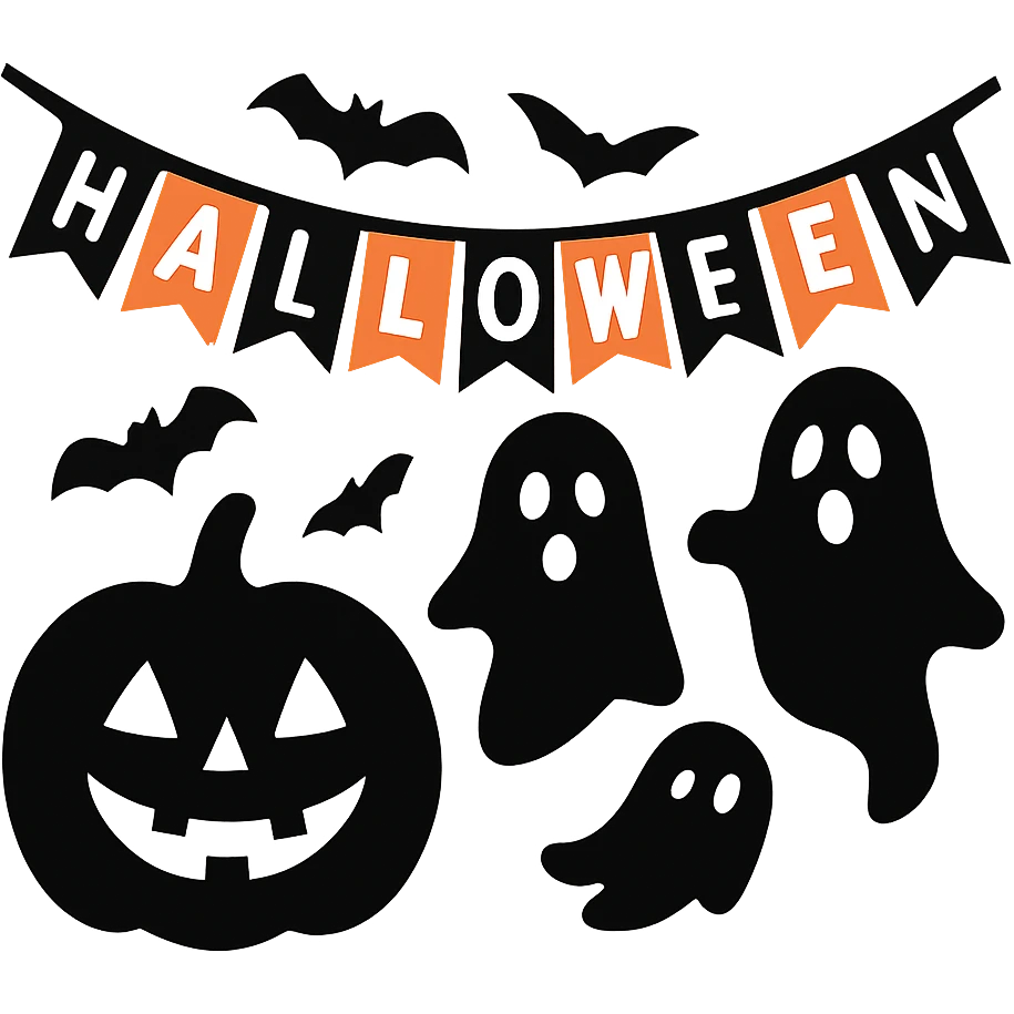 Halloween decorition, remove background emoji