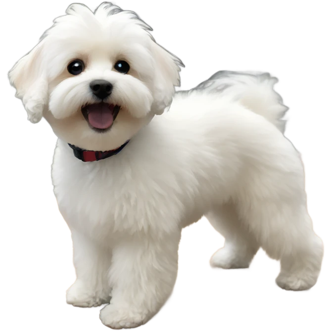 White maltipoo emoji