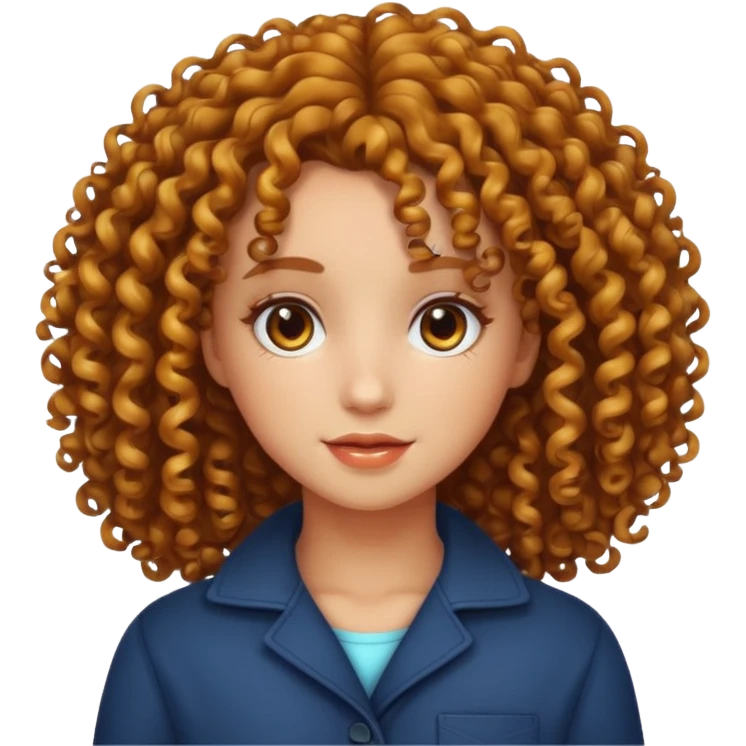 Curly girls emoji