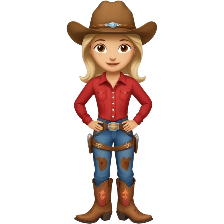 girl cowboy emoji