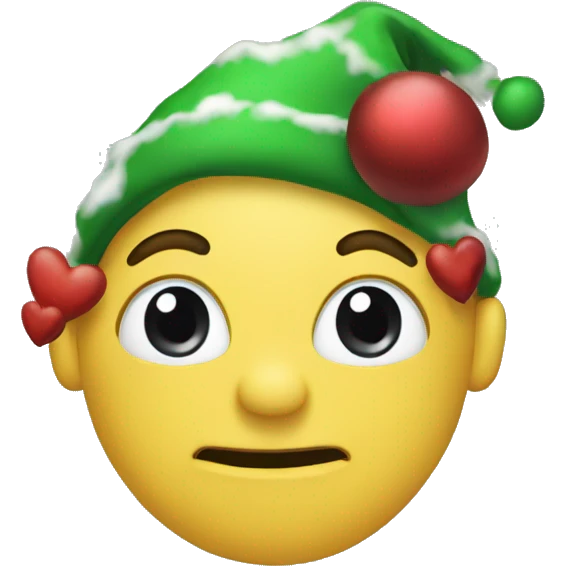 christmas heart emoji