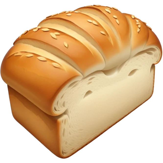 fresh baked loaf of bread emoji