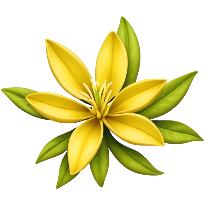 ylang ylang flower, simple emoji