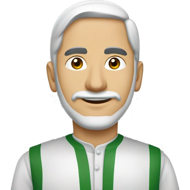Doğu Türkistan bayrağı, Mavi renkli içerisinde beyaz renkli ay yıldız emoji