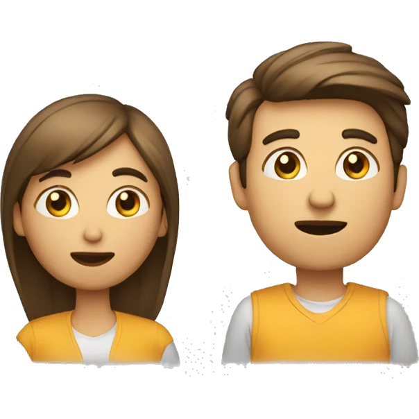 two people asking for direction emoji