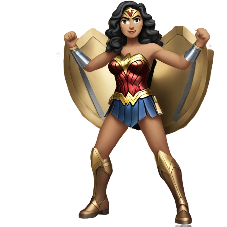 Fat Wonder Woman emoji
