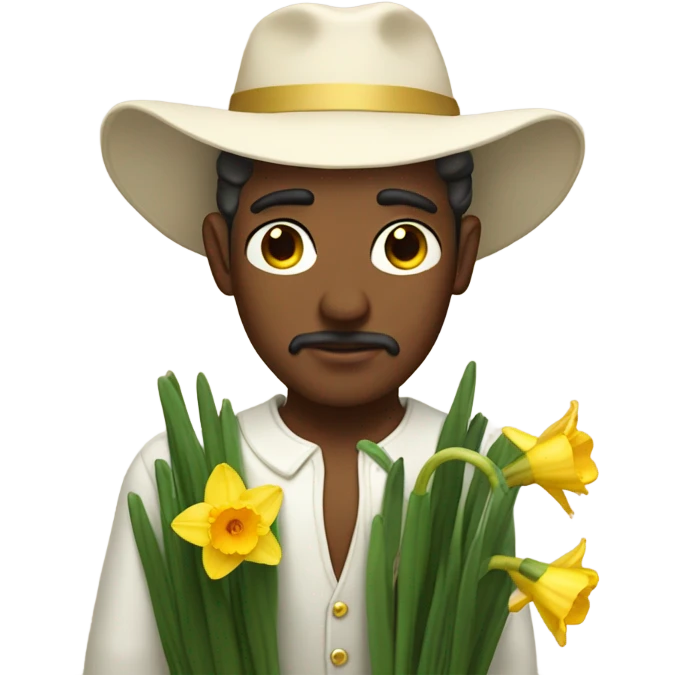 narcissus man emoji