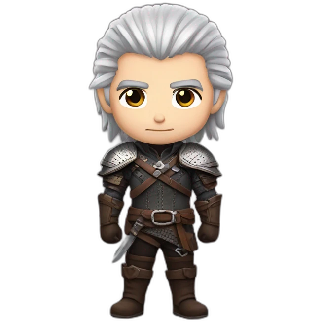 chibi geralt emoji