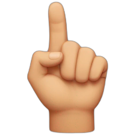 L sign with the hand emoji