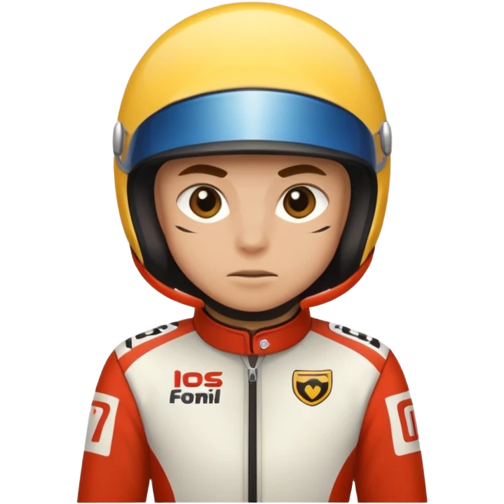 Animal in racing suit  emoji