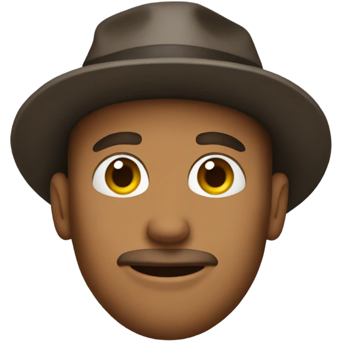 guy with a hat emoji