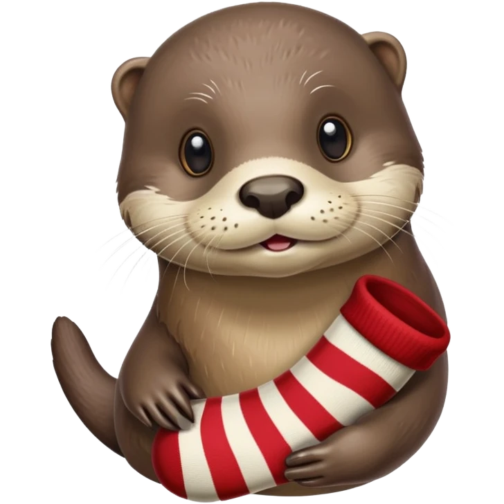 Otter mit einer Socke  emoji