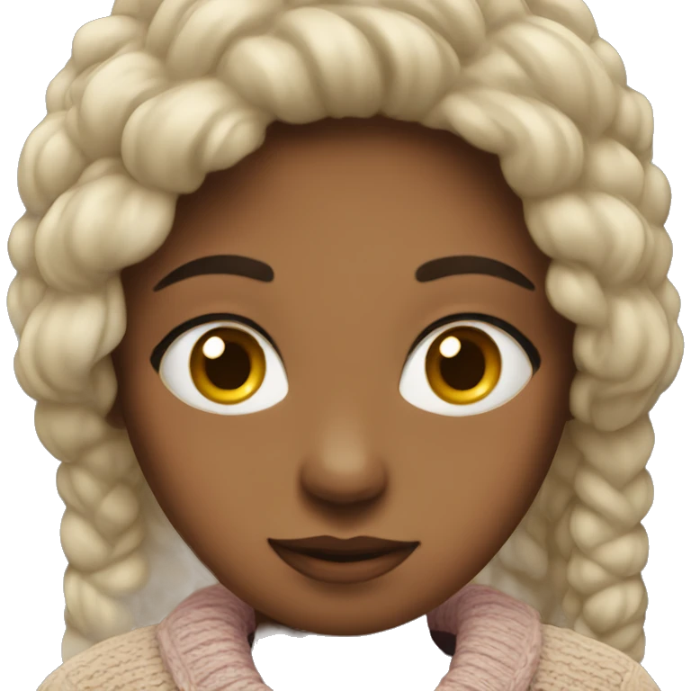 girl in sweater emoji