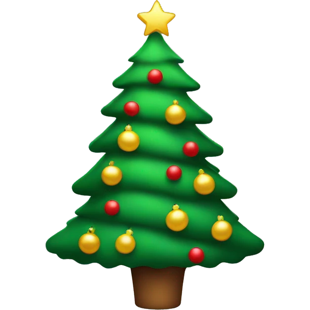 Christmas tree emoji