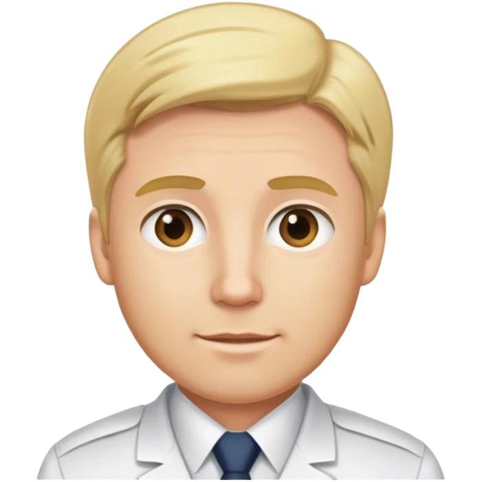 dad with blond office  uniform emoji
