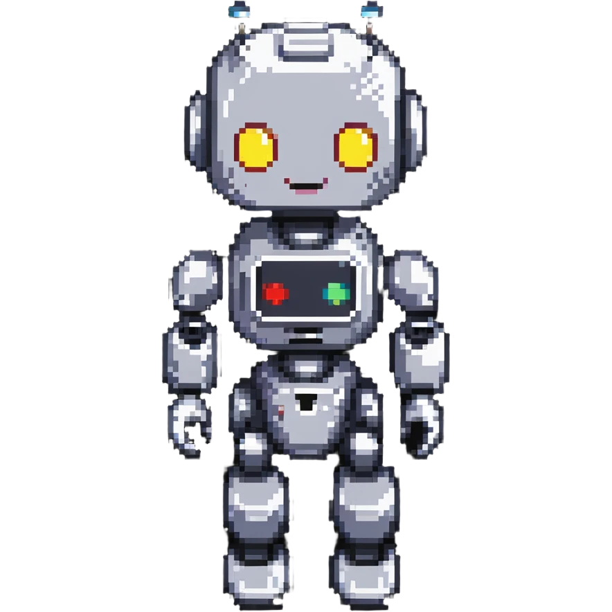 robot kid with customizable features emoji
