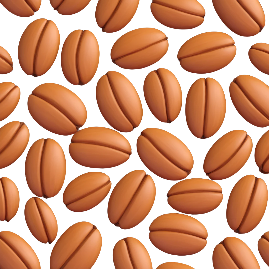 pecan halves, two or three, deep brown, grooved, curved, slightly glossy, visible ridges, warm nutty tones, small cluster, no shell, no background, clean 3D, soft lighting, transparent background, emoji scale emoji