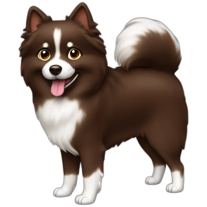 Spitz chocolate dark color  emoji