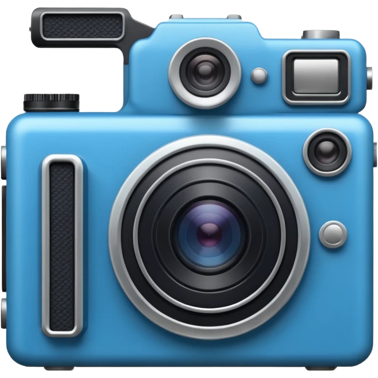 blue camera emoji
