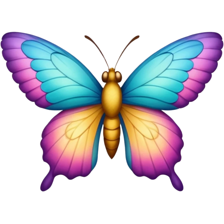 Creación de mariposa emoji