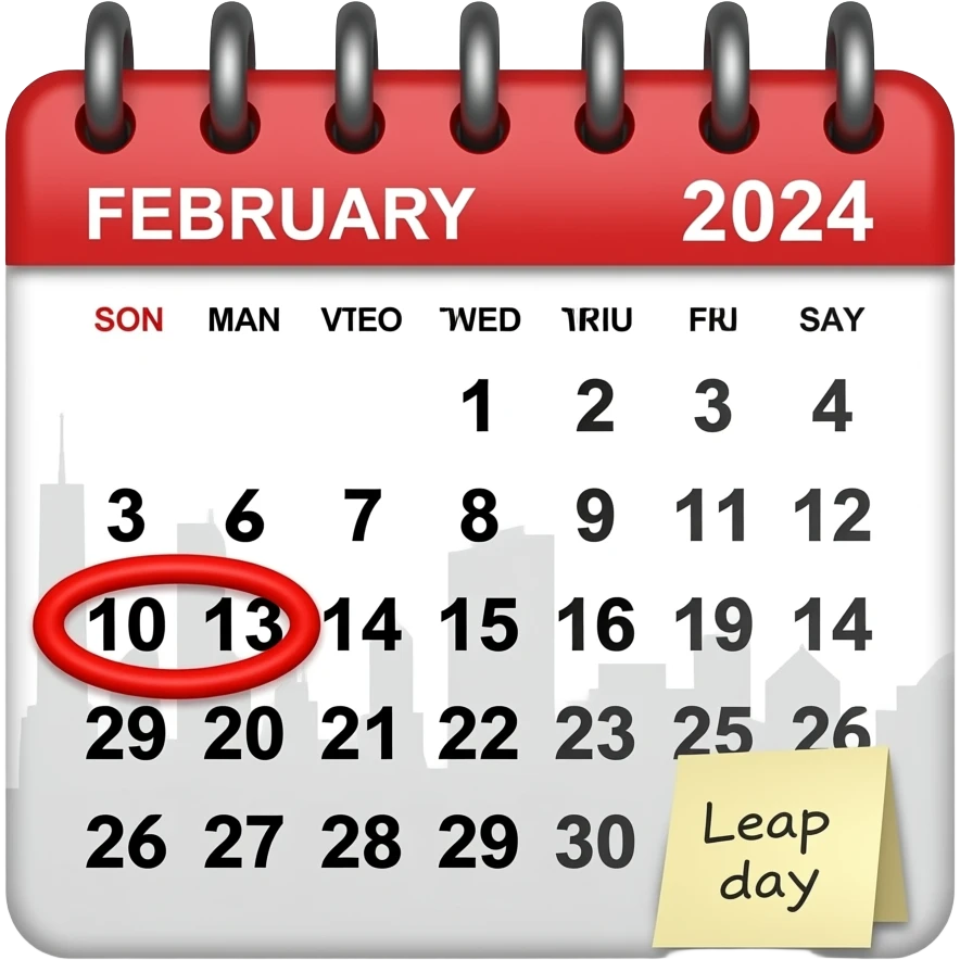 29th  calendar emoji