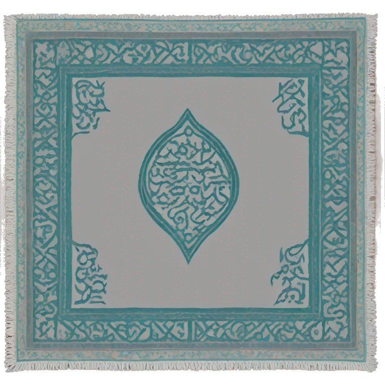 an islamic prayer mat emoji