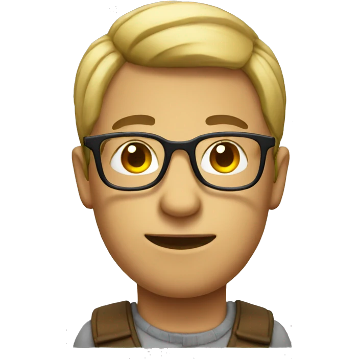 nerd with glasses emoji