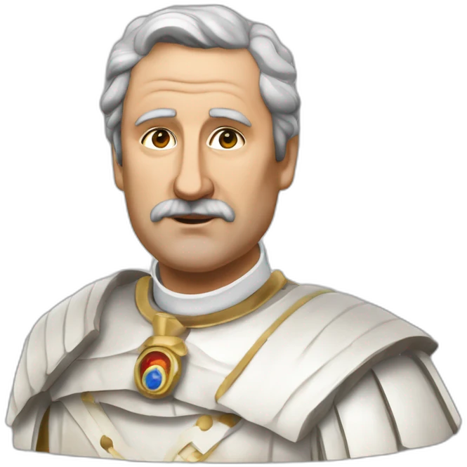 Publio Aurelio stazio, vestito da senatore romano emoji