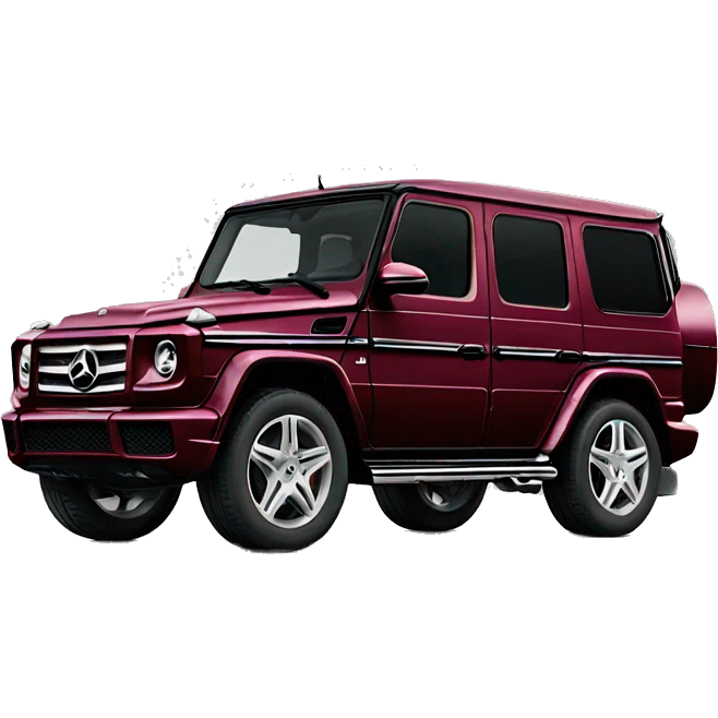 Burgundy G-class emoji