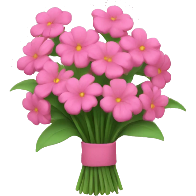pink flower bouquet emoji